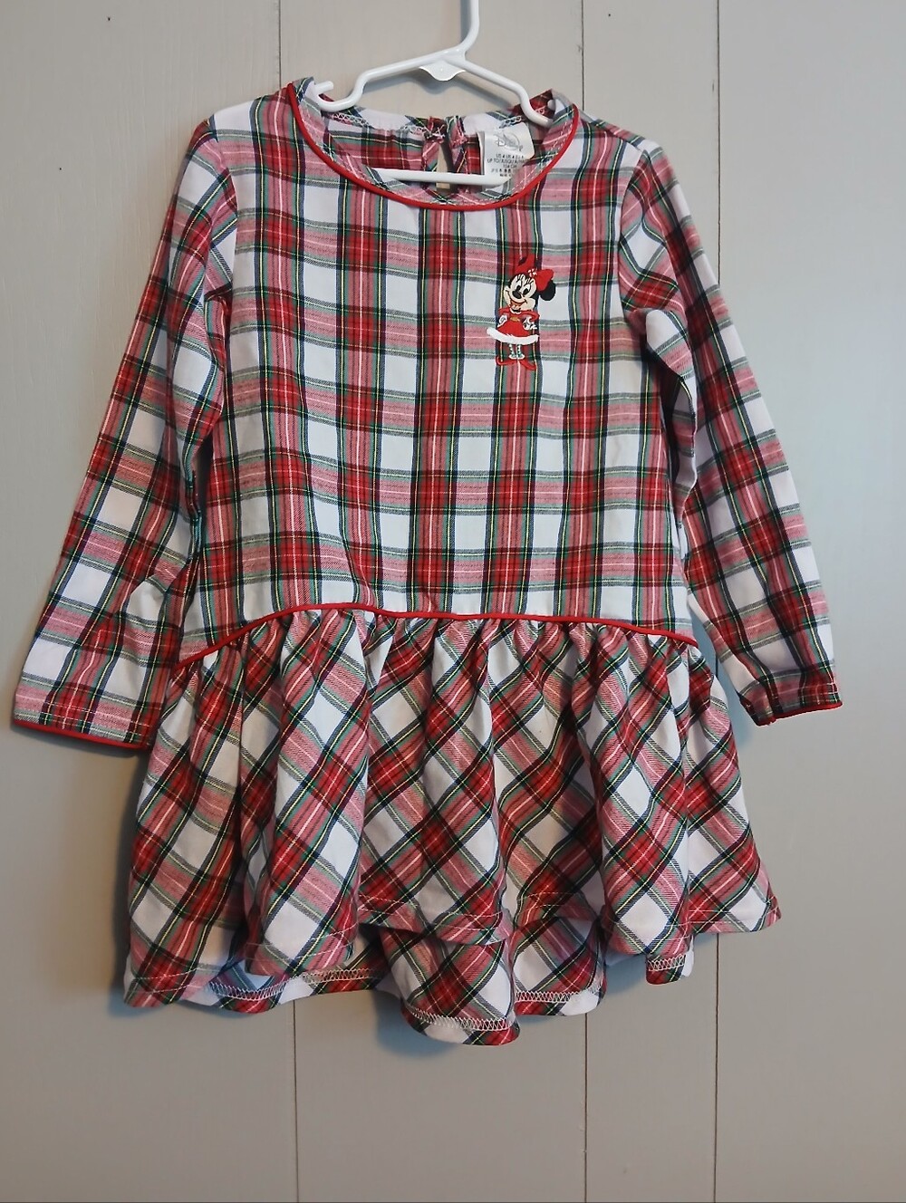 Disney Store Minnie Mouse Nwt Girls Size 4 Holiday Pajama